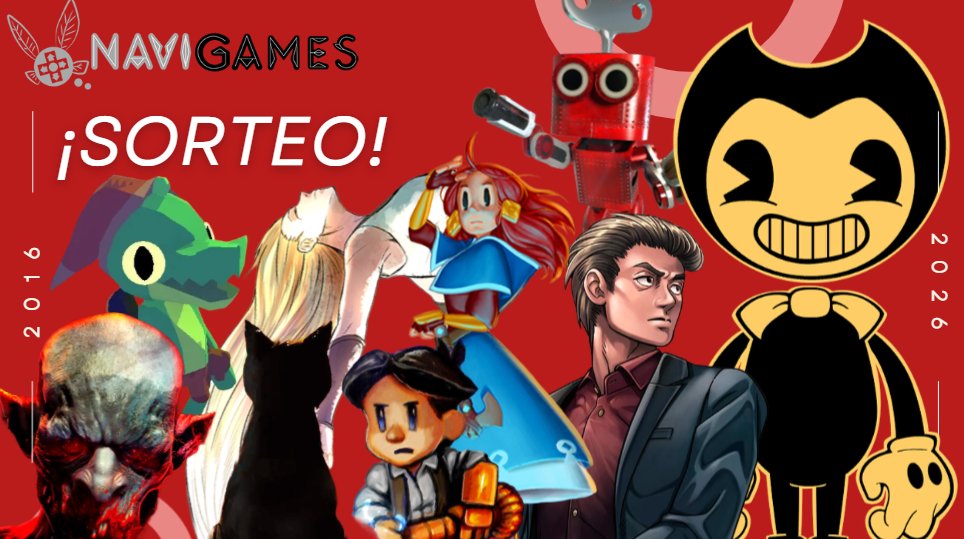🎉 ¡Y llegamos al último sorteo! 🎉

Cerramos por todo lo alto con un pack de 10 juegos de títulos de Tesura.

Para participar:
✅ Seguir a <a href="/NaviGames_es/">NaviGames.es</a> y  <a href="/TesuraGames/">Tesura Games 👾</a>
✅ Dar RT y ❤️ al tweet 
✅ Mencionar a otra persona en este tweet

¡Muchísima suerte a todos!
