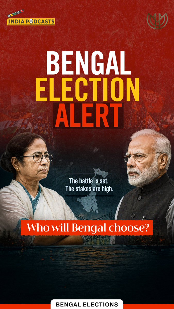 IndiaPodcasts's tweet photo. Bengal is ready for a real #dhurandhar movement .. it will be Revenge or the first one will be seen on May 4 

Vote as your #fundamental right 

@AITCofficial @BJP4India 
@MamataOfficial @abhishekaitc  @narendramodi @SuvenduWB https://t.co/afQFNLsRqd