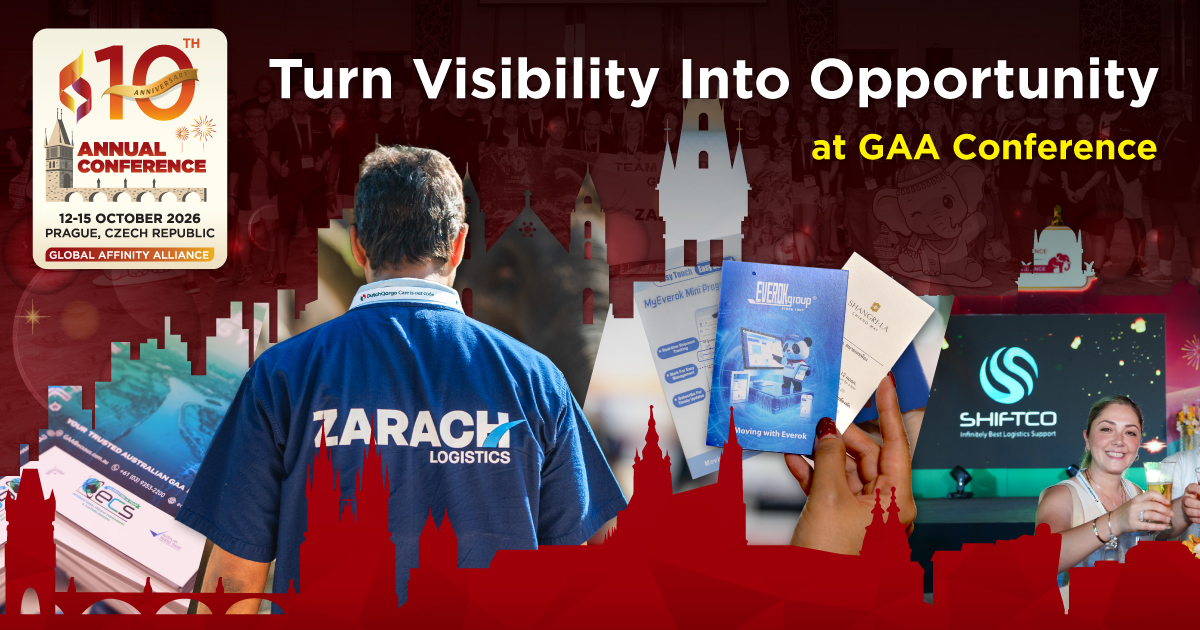 gaanetwork's tweet image. Become a GAA Conference 2026 Sponsor and connect with decision-makers, expand your network, and showcase your services to top freight forwarders worldwide.

Secure your visibility today: na2.hubs.ly/H04YXJz0

#GAA #GlobalAffinityAlliance #10YearsOfGAA #GlobalLogistics