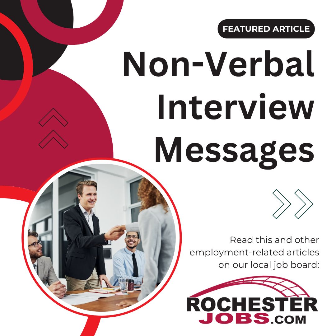 RochesterJobsT's tweet image. While prepping for a job interview, don’t forget to make sure your handshake, posture, and eye contact are on point. Read about other small details that you should be aware of in this article by HR expert Joe Stein at buff.ly/WL8PbCv.
#JobSearchTips #RochesterJobs