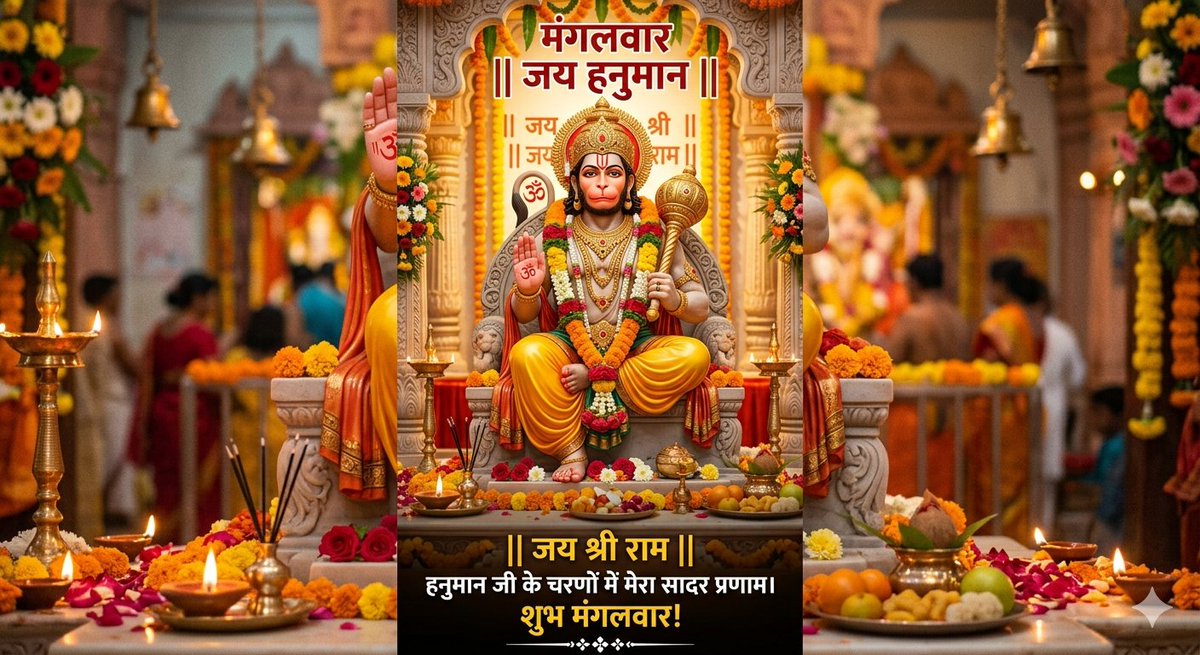 KumarMr13456's tweet image. संकट कटे मिटे सब पीरा, जो सुमिरै हनुमत बलबीरा।

अष्ट सिद्धि नव निधि के दाता, प्रभु का आशीर्वाद सदा बना रहे। 💪🧡

​जय हनुमान! #TuesdayMotivation #HanumanJi #SankatMochan"