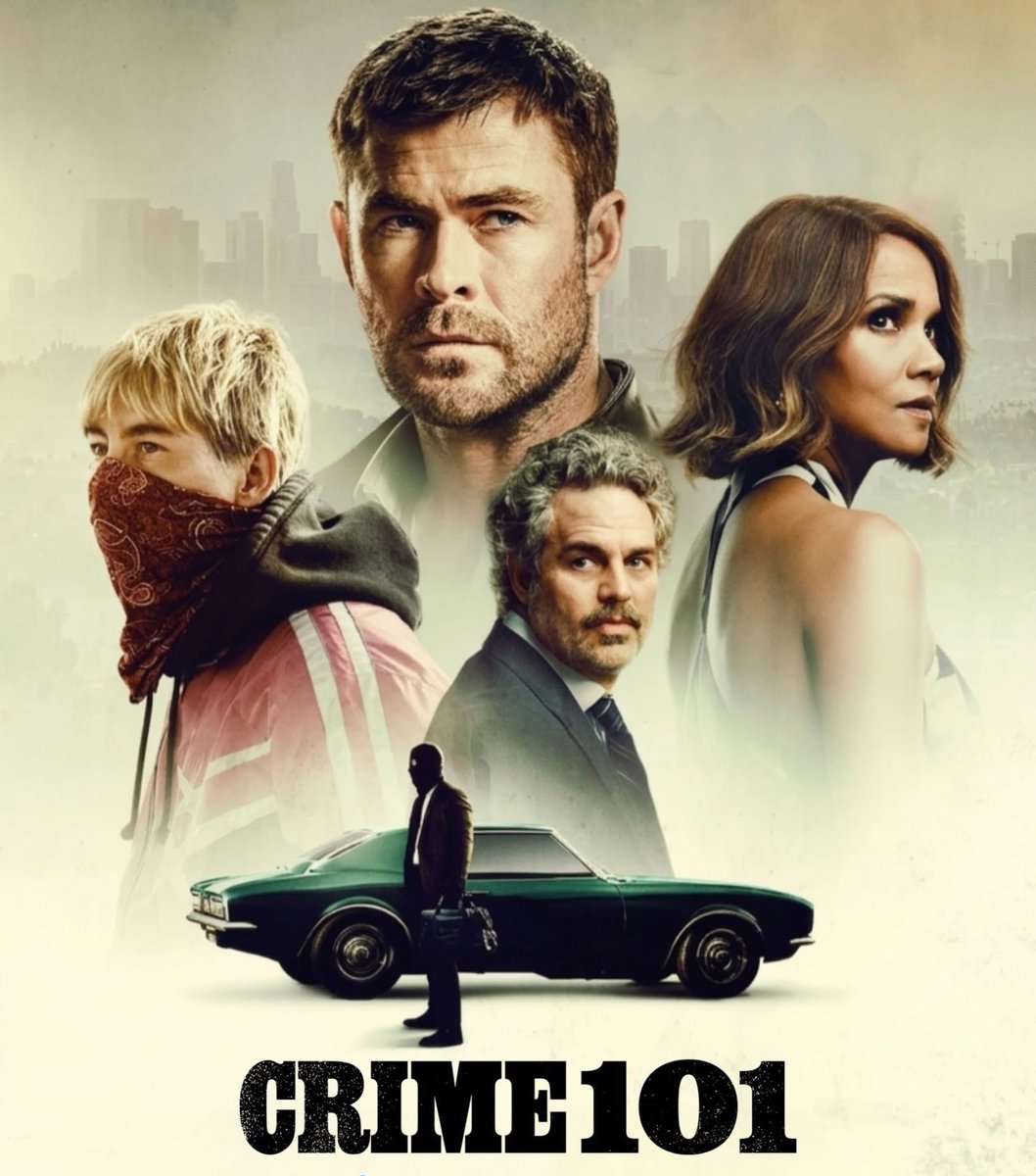 justtaj45's tweet photo. #Crime101 is a polished, engaging thriller that shines brighter as character-driven drama than as an explosive heist film. 👏🏼🔥 https://t.co/627A82ciNd