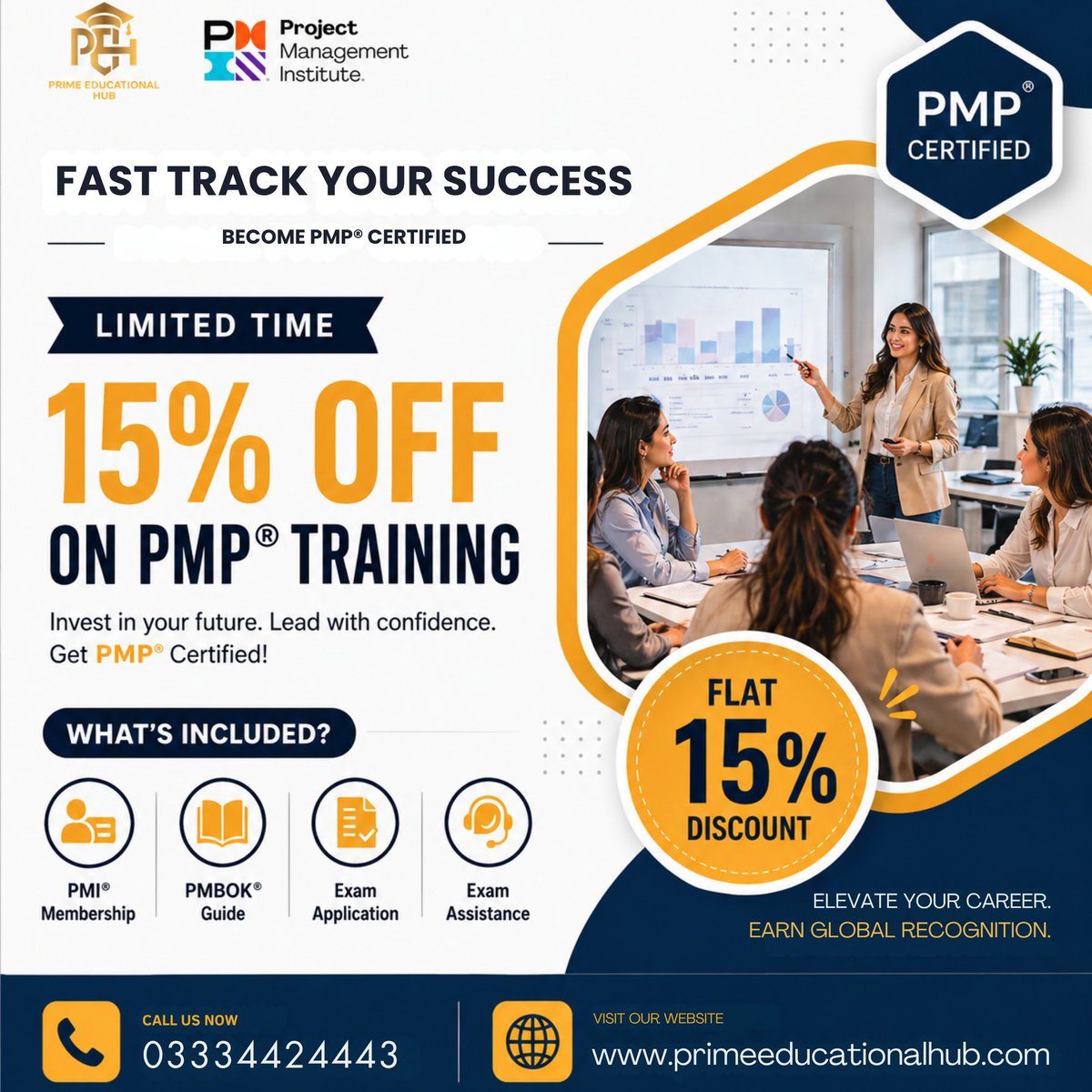PrimePEH90's tweet image. Get PMP® Certified and unlock better career opportunities.

Limited Time Offer – 15% OFF
✔ Expert Training
✔ Exam Assistance
✔ Globally Recognized Certification

 Contact
0333 4424443
primeeducationalhub.com

#PMPcertification #CareerUpgrade #Success