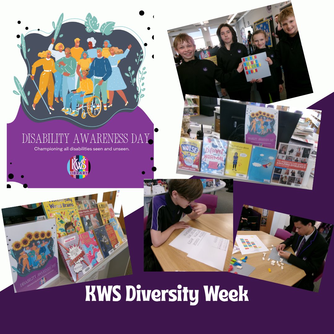 KWSchoolLibrary's tweet photo. KWS Library is marking KWS Diversity Week with activities in the library and a selection of fabulous books on display. https://t.co/7HeU2Z6JbB