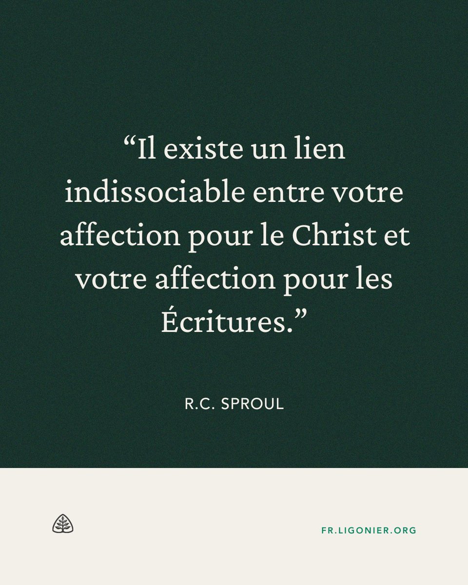 Ligonier_FR's tweet photo. Il existe un lien indissociable entre votre affection pour le Christ et votre affection pour les Écritures. —R.C. Sproul https://t.co/FmNferUIey