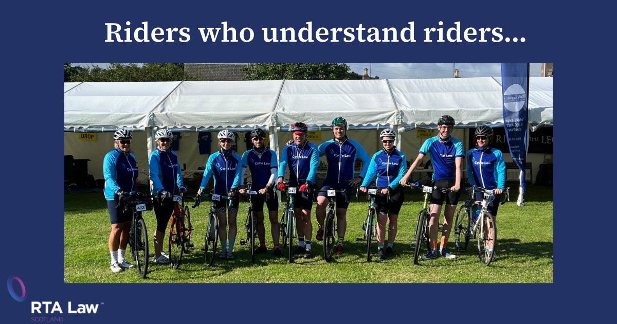 law_cycle's tweet image. As a cyclist, you see the road differently. So do we.

At Cycle Law Scotland, we ride too, with advanced driving insight into the risks you face.

Injured in any road incident, bike or car? We’re here to help.

Because road safety is personal.

#CycleLaw #RideSafe #RTALaw