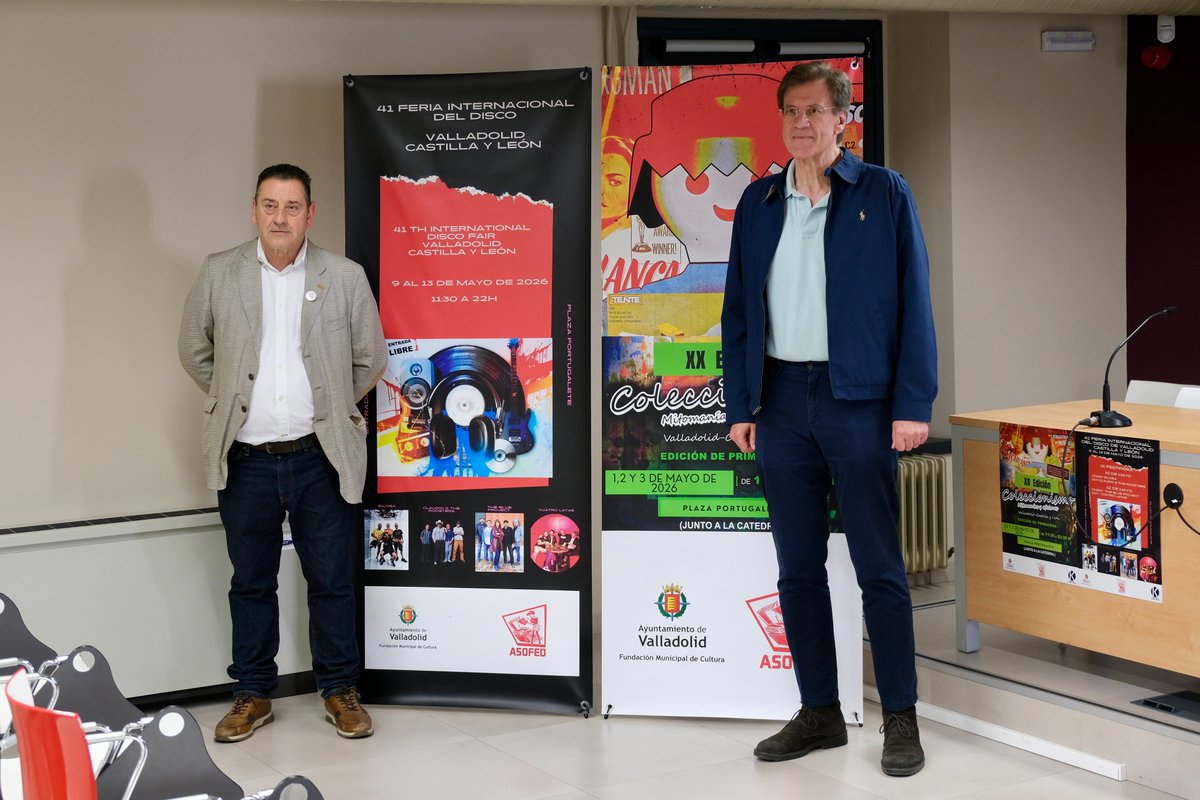 CulturaVLL_'s tweet photo. La XX Feria del Coleccionismo y la 41ª Feria Internacional del Disco regresan un año más a la Plaza de Portugalete

👉Del 1 al 3 de mayo llegará la Feria del Coleccionismo

👉 Del 9 al 13 tendrá lugar la Feria Internacional del Disco

ℹ️+ Info: https://t.co/53mVkfurRJ https://t.co/TUnyxQbUzD