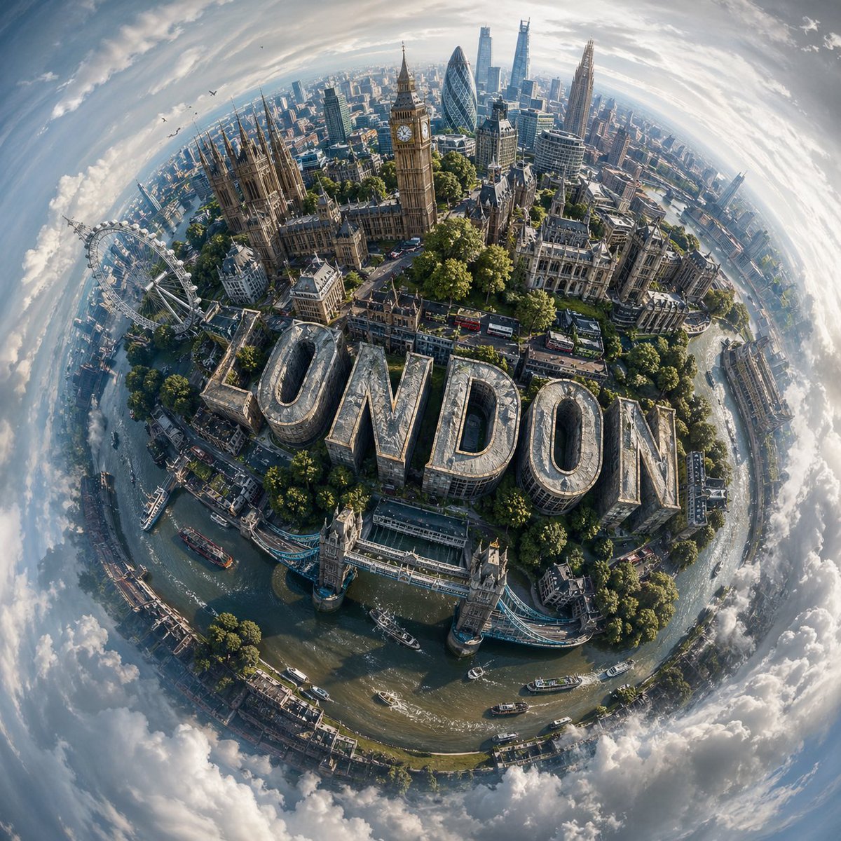 Spherical Cityscape: [CITY NAME] Miniature Globe - PromptGather image 1
