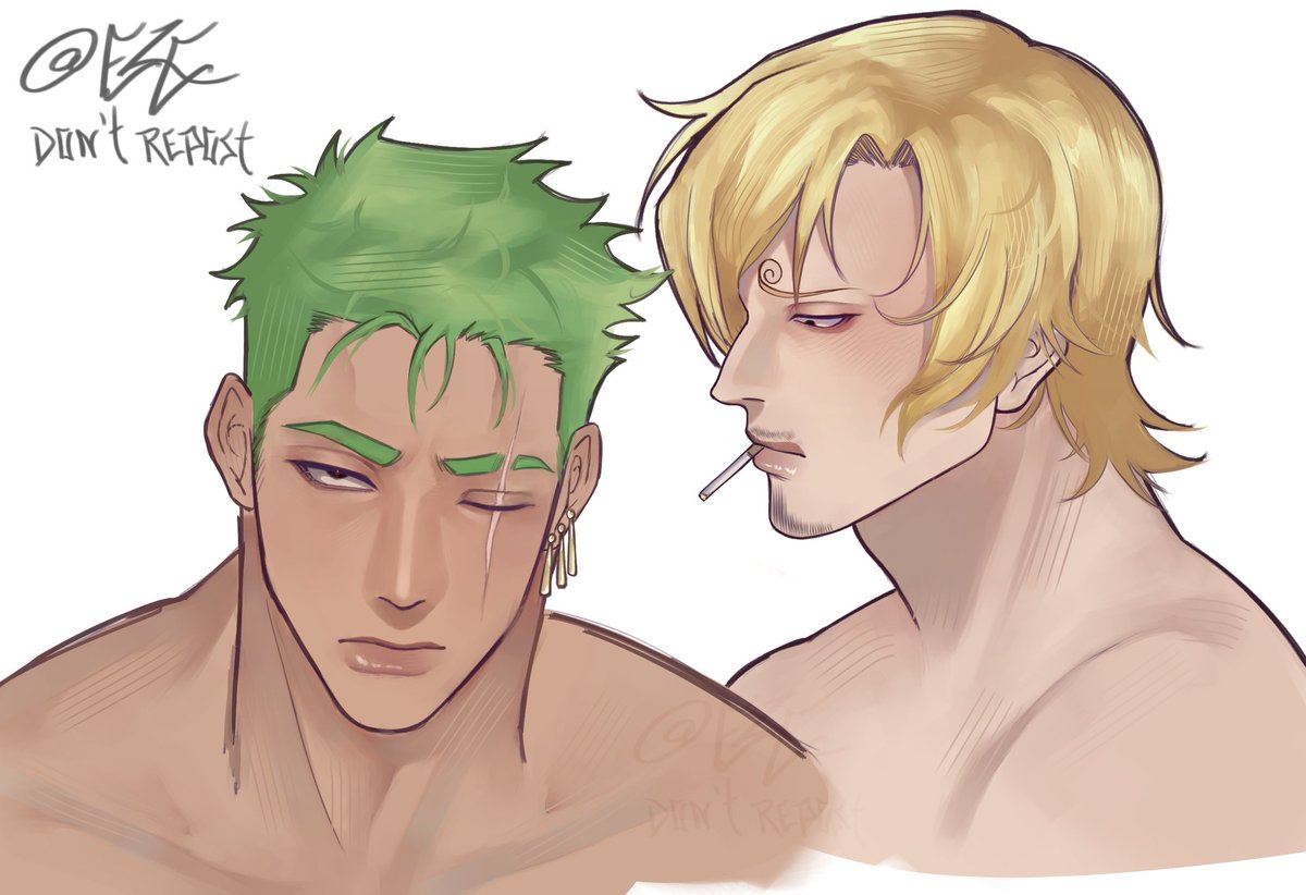 iyrszack__'s tweet image. My legendary lovers #zosan #onepiece #fanart