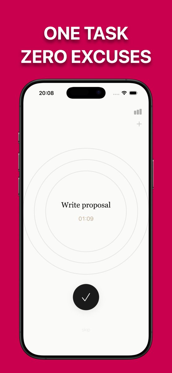 Pragmathema's tweet image. Priority levels are lies. If everything's important, nothing is. THIS eliminates the lie. apps.apple.com/gb/app/this-on… #Priorities #TodoList #Simple