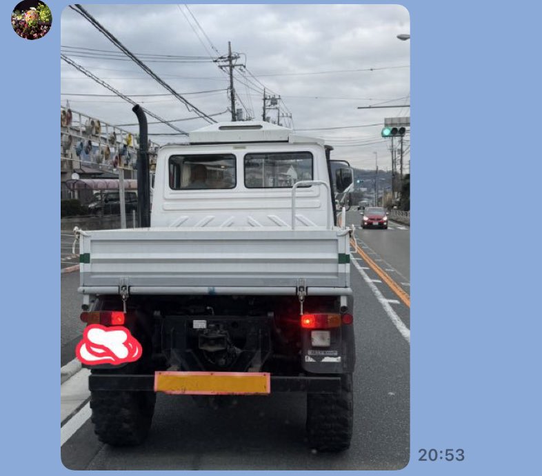 QvL5l5's tweet photo. このトラック車種わかります？ https://t.co/bzaQwkt4S9