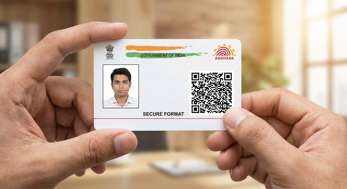 Indianinfoguide's tweet image. 🚨UIDAI plans for major Adhar redesign: 

The new cards will only show a photo and a QR code, removing all visible personal details like names and addresses. This aims to prevent identity theft and data leaks.