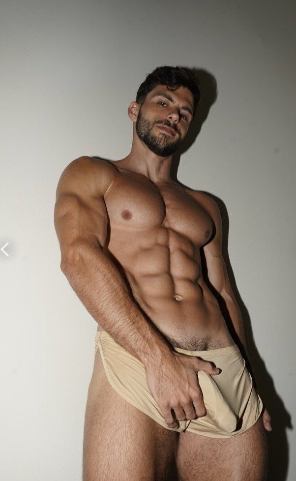 This cumshot started from my chest and went higher linktr.ee/spanishbullvip