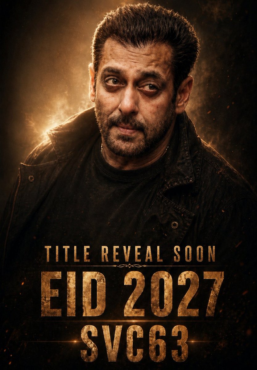 MrAs8010's tweet photo. Title Announcement Loading for #SVC63 All Set for Massive Destruction at Box Office On Eid 2027
#Salmankhan #nayantharawithsalmankhan https://t.co/IwRP8P5fWh