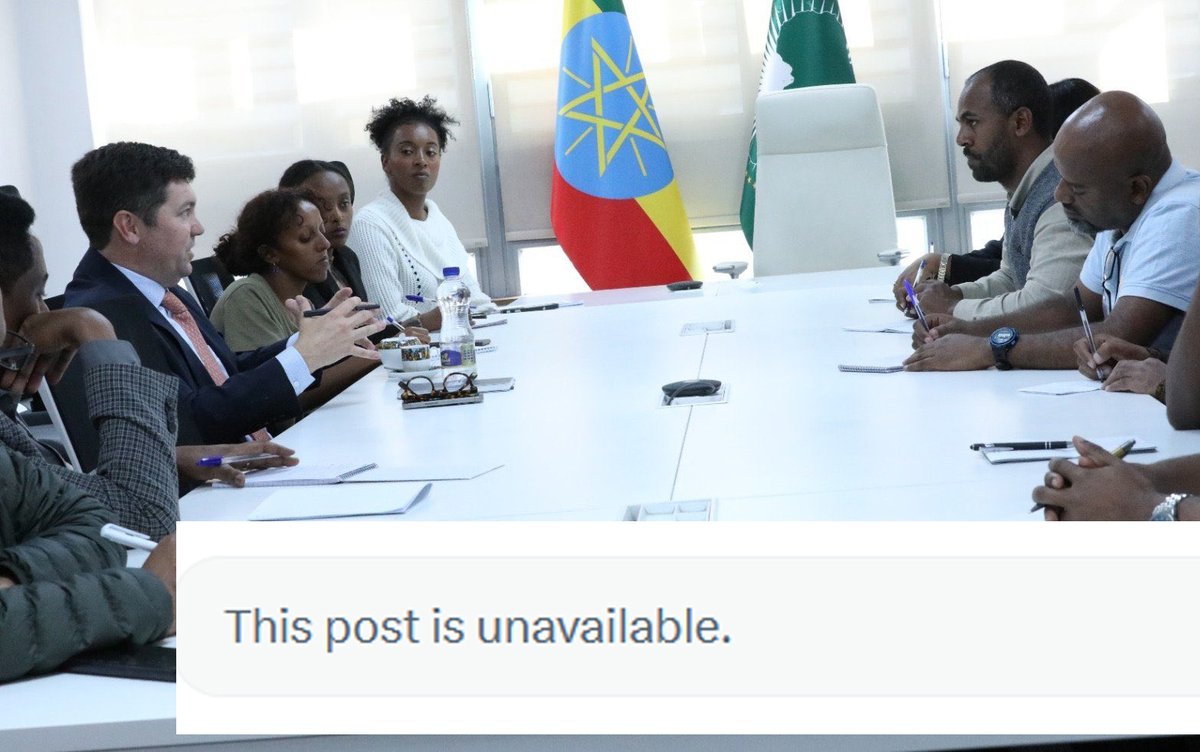 SirakBahlbi's tweet image. So by mutual consent Cameron Hudson and the Institute of Foreign Affairs @ifa_ethiopia (aka Abiy's mouth piece) have agreed to delete the incriminating post in X, of Cameron coaching the minions on how to pretend #Ethiopia has a stake in the #RedSea. 

Their deletion of the post