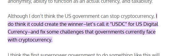 Numithee's tweet photo. wtf???

Sam altman LITERALLY made a coin called "USDC" on his blog 7 years ago

https://t.co/QXJ25buMMz https://t.co/4PcxG0BfT1