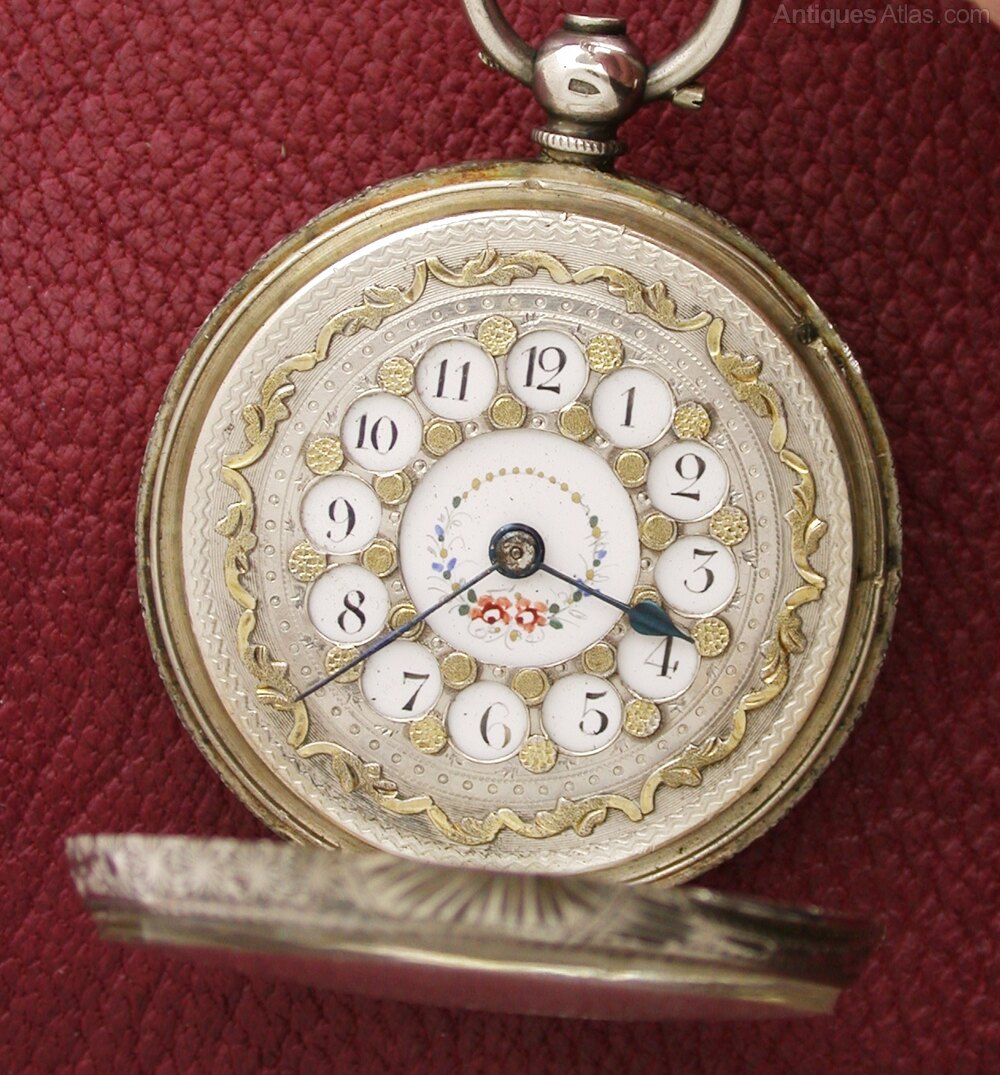 antiques_atlas's tweet image. For SALE on Antiques Atlas we have this
#silver Swiss Pretty Telephone Dial P/W 1880s Pocket Watch  antiques-atlas.com/antique/silver… Listed by Euro Antique Watches  #antiques #pocketwatch #antiquewatch #antiquepocketwatch
