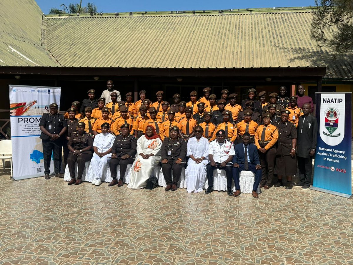 NaatipG's tweet photo. (NAATIP), in collaboration with the Gambia Immigration Department (GID) and the United Nations Office on Drugs and Crime (UNODC), is conducting a capacity-building training for members of the Gambia Immigration Female Officers Network (GIFNET) – Batch 2. 
https://t.co/aqmqwod7ZK https://t.co/0FLFo4V8fd