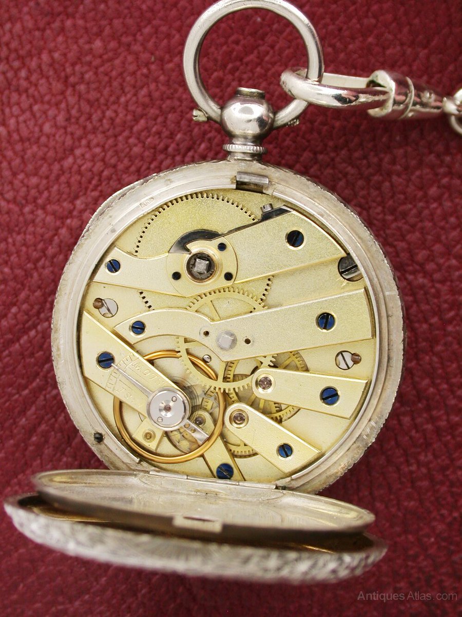 antiques_atlas's tweet image. For SALE on Antiques Atlas we have this
#silver Swiss Pretty Telephone Dial P/W 1880s Pocket Watch  antiques-atlas.com/antique/silver… Listed by Euro Antique Watches  #antiques #pocketwatch #antiquewatch #antiquepocketwatch