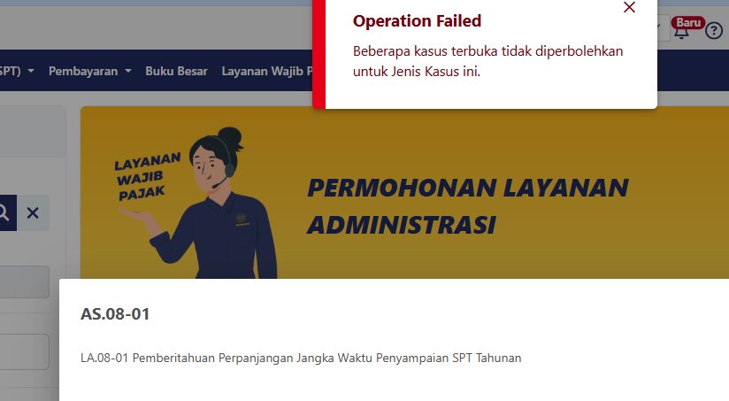 hi_qnv's tweet photo. @kring_pajak Admin, kenapa ngga bisa submit Perpanjangan SPT Tahunan Badan? https://t.co/EEAk61VgYH
