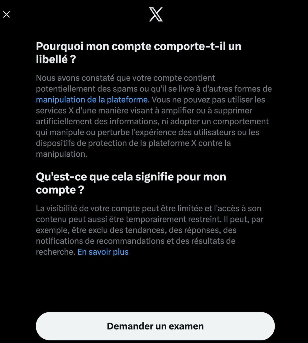 Je sais pas c'est quoi le pire entre la France à Macron et le X de Elon ?