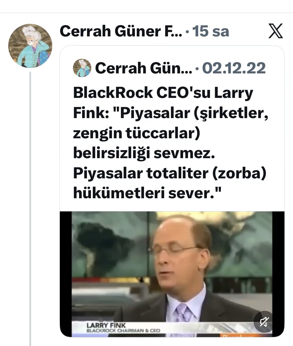 <a href="/AbbasSengezer/">Abbas Sengezer</a> <a href="/Profiozturk/">İbrahim Öztürk</a> Yalnız,özellikle büyük yabancı sermaye, özellikle de karapara, gayrimeşru işi olanlar vb işi yukarıdan halletiği için, onlara zaten önceden sözler veriliyordur, dokunulamıyordur, bunlar için hukuksuzluk daha avantajlı bile olabilir, hatta muhtemelen yabancı mahkemeler görevlidir