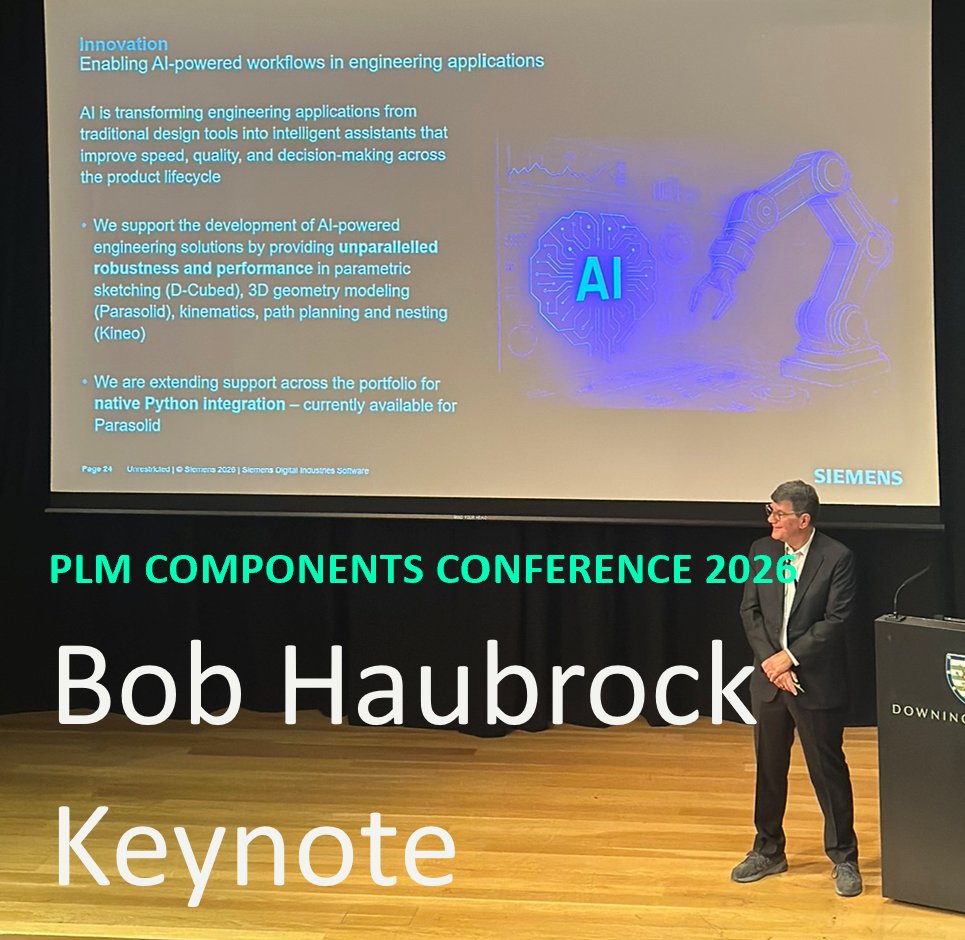 ScottFelber's tweet photo. The 2026 #PLMComponents Conference has begun! 

To kick things off, our very own Bob Haubrock took us through the keynote, where the focus was all about:

#DigitalTransformation #TransformTheEveryday https://t.co/8MawuYV2ef