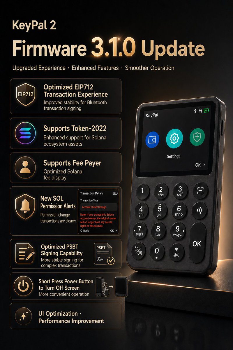KeyPal Hardware Wallet tweet media