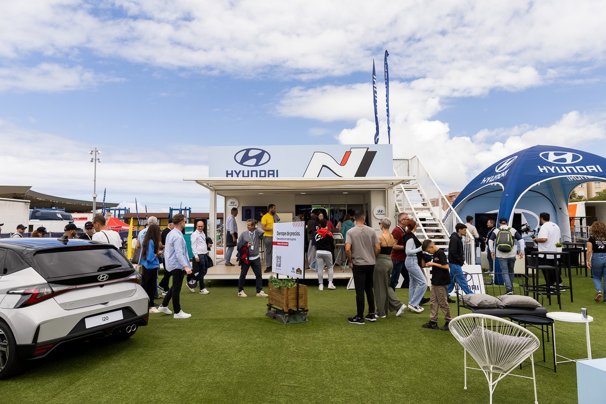 TodoGolesRadio's tweet image. #Motor 🏎️ Hyundai Canarias culmina su participación en el 50º Rally Islas Canarias con una Fan Zone que reunió a miles de aficionados durante toda la semana. 

El equipo automovilístico realizó diversas actividades y eventos durante toda la semana.