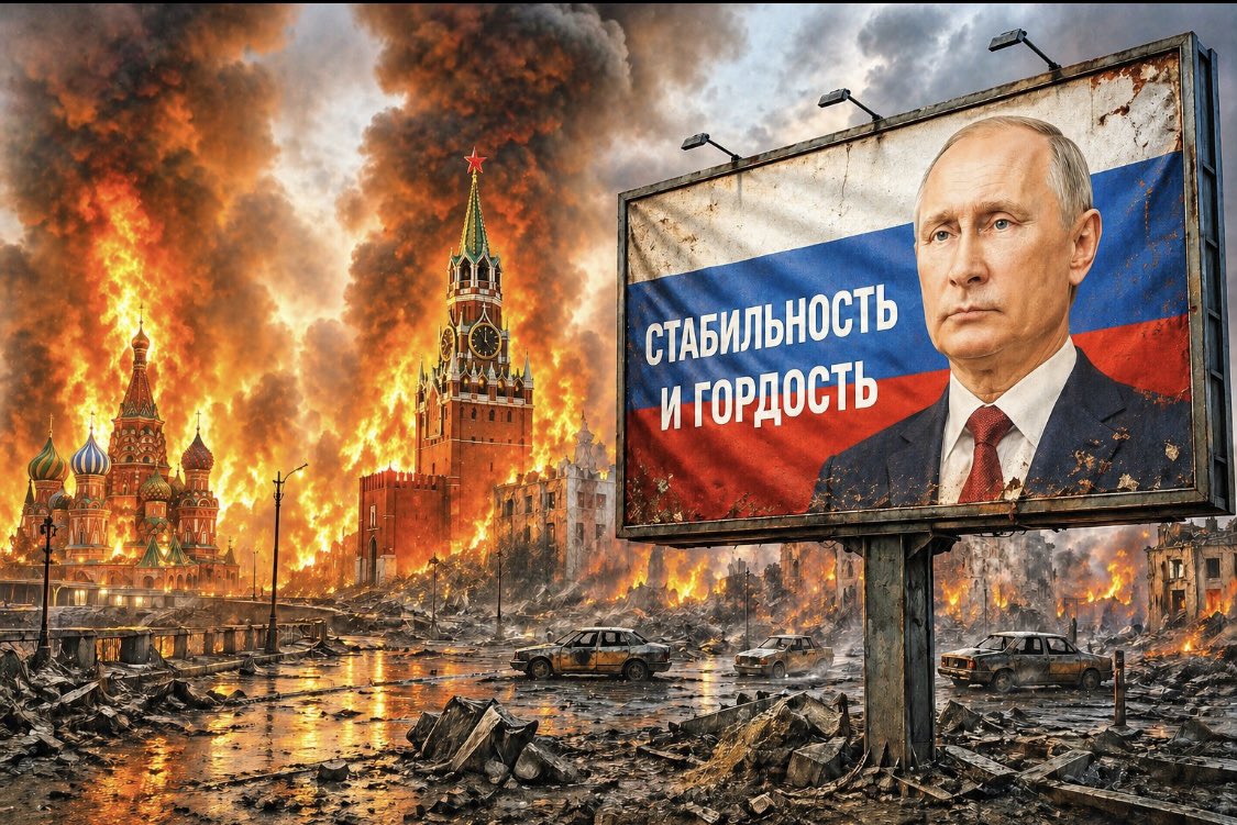 marklander12's tweet photo. "Stability and Pride"
I keep wondering when is it that the Russians will finally wake up and realize the size of the enormous hole Putin has thrown the country into. https://t.co/jTsDKNah3J