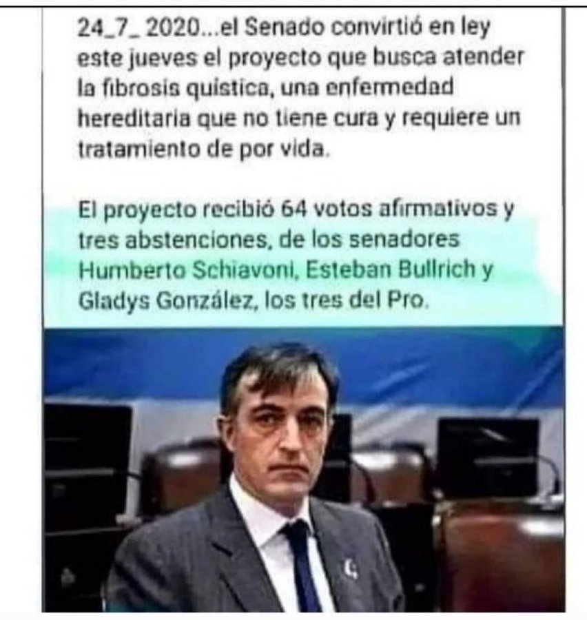Esteban Bullrich (Opus Dei):
-Se opuso a la ley para enfermos de fibrosis quística
-Pedía que mujeres pobres mueran por abortos clandestinos
-Quiso imponer religión OBLIGATORIA en escuelas públicas
-Acusó a docentes de "inventar dolores" para licencias

​No cuenten con mi empatía