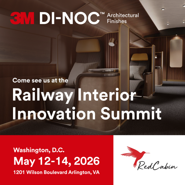 flaviobaestero's tweet photo. Built for rail. Designed for passengers. Explore DI‑NOC™ Anti‑graffiti film for rail at the Railway Interior Innovation Summit in Washington D.C. We’re excited to connect with industry professionals about improving passenger experience, Come chat with... https://t.co/eiwme2X4cc https://t.co/h2X4vFo8X1