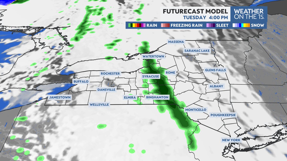DurkinWeather's tweet image. Good morning, New York State!

It'll be breezy and mild today.

Wind gusts may exceed 40 mph in counties under the Wind Advisory.

A few showers pass through the state but a lot of dry time is still expected.

#Buffalo #Rochester #Syracuse #Albany #Binghamton #Watertown #NYwx