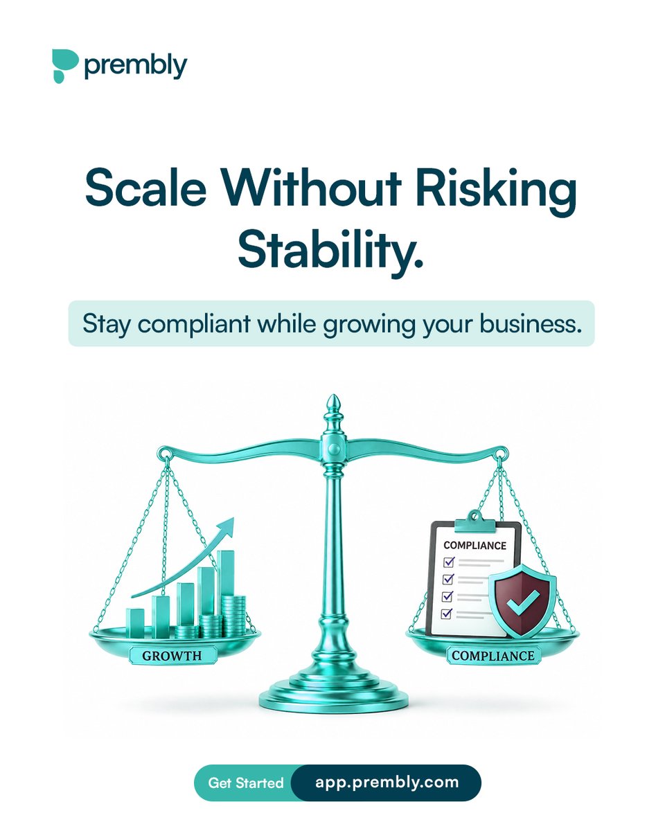 prembly's tweet photo. Growth shouldn’t increase vulnerability.
Prembly helps you expand confidently while maintaining compliance integrity.

#Prembly #Compliance #BusinessGrowth #StaySecure https://t.co/AjqLLmQaRB