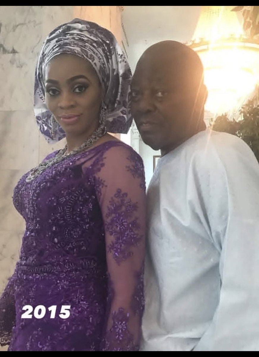 Nimisioluwa's tweet image. Throwback photos of chief Mr Razak Okoya and Mrs Folashade Okoya in 2015 ❤️❤️😍