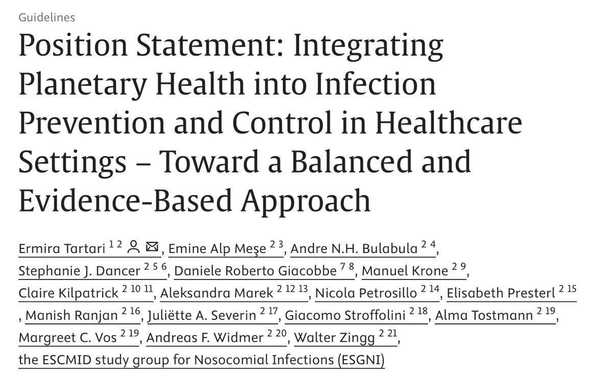 European Committee on Infection Control @ESCMID tweet media