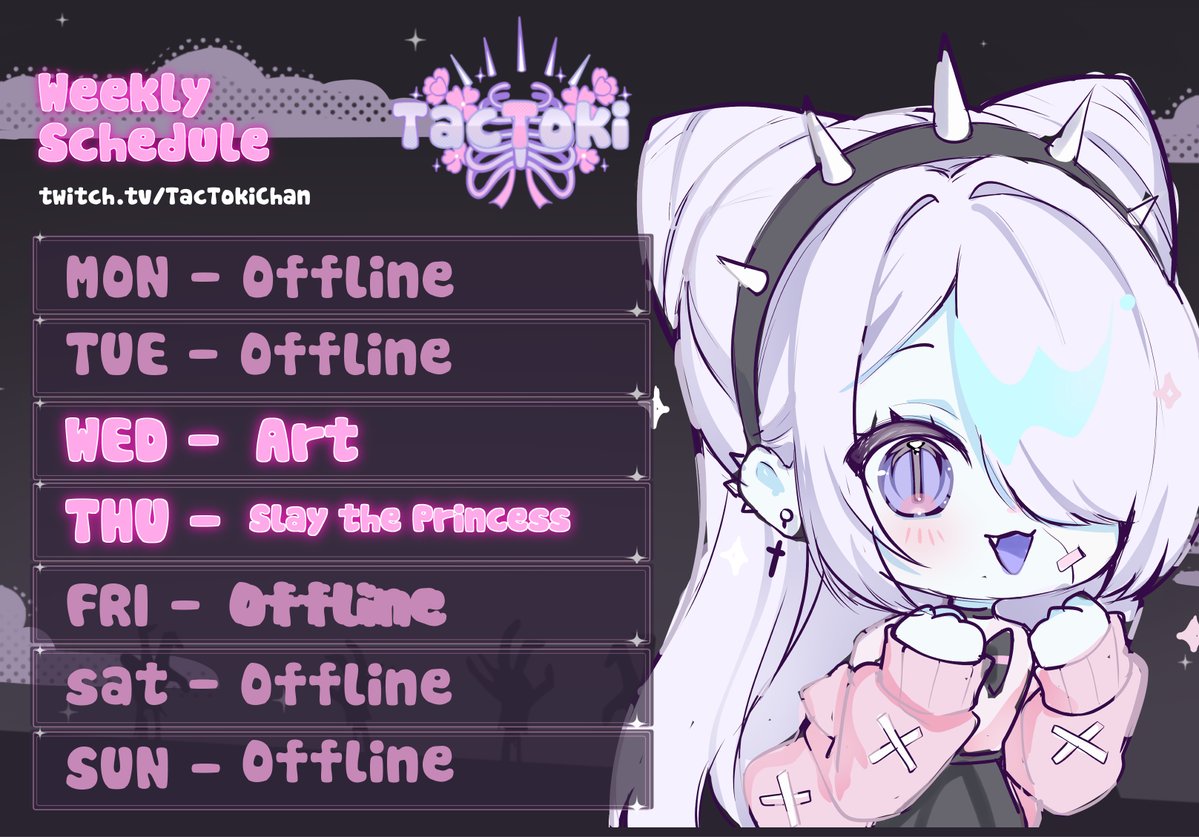 tac_toki's tweet image. 💜L͓̽i͓̽v͓̽e͓̽s͓̽t͓̽r͓̽e͓̽a͓̽m͓̽s͓̽ 💜 
▶️twitch.tv/tactokichan 
#GerVTuber #TwitchStreamer #VTuber #ZombieVTuber