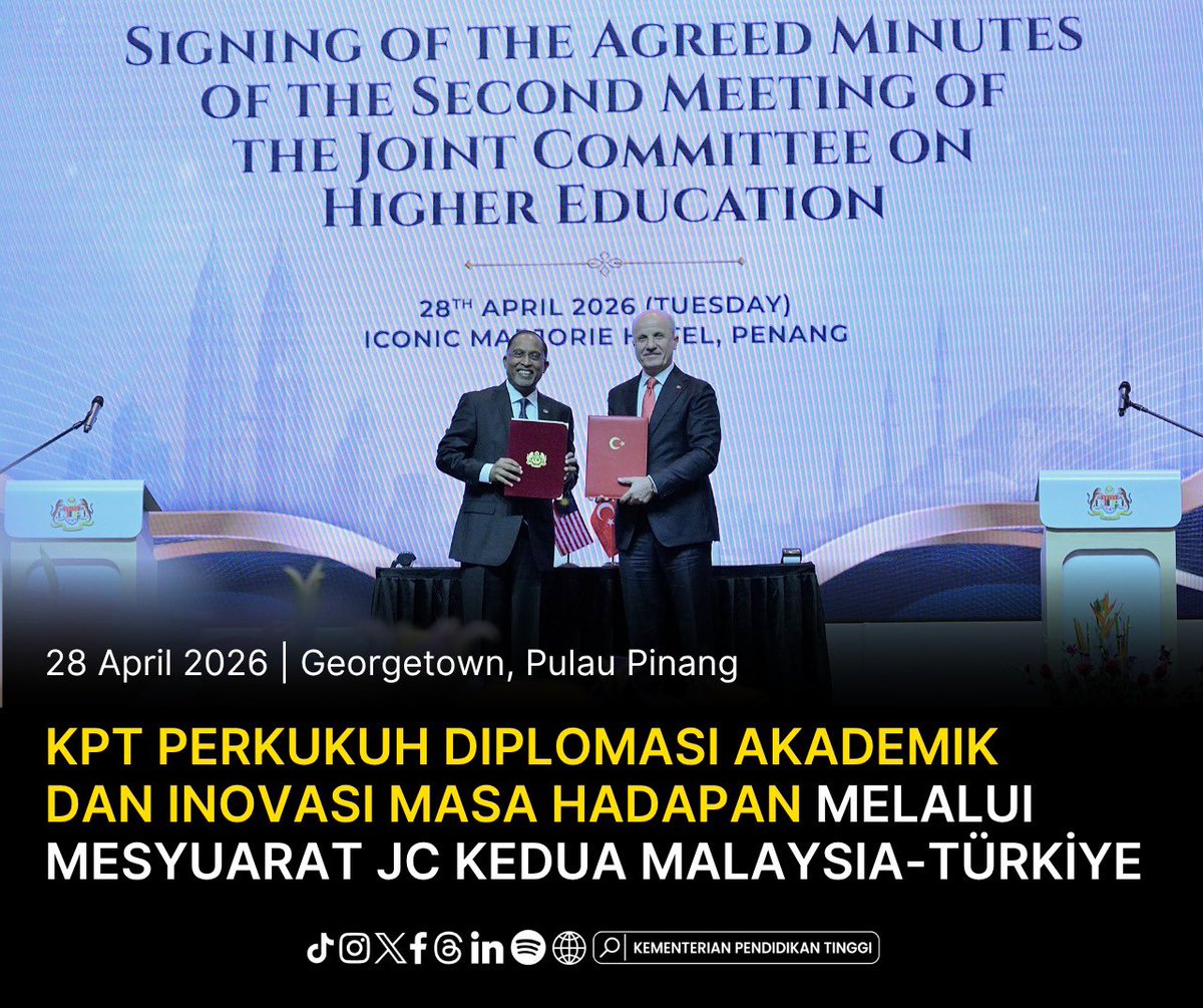 Kementerian Pendidikan Tinggi tweet media