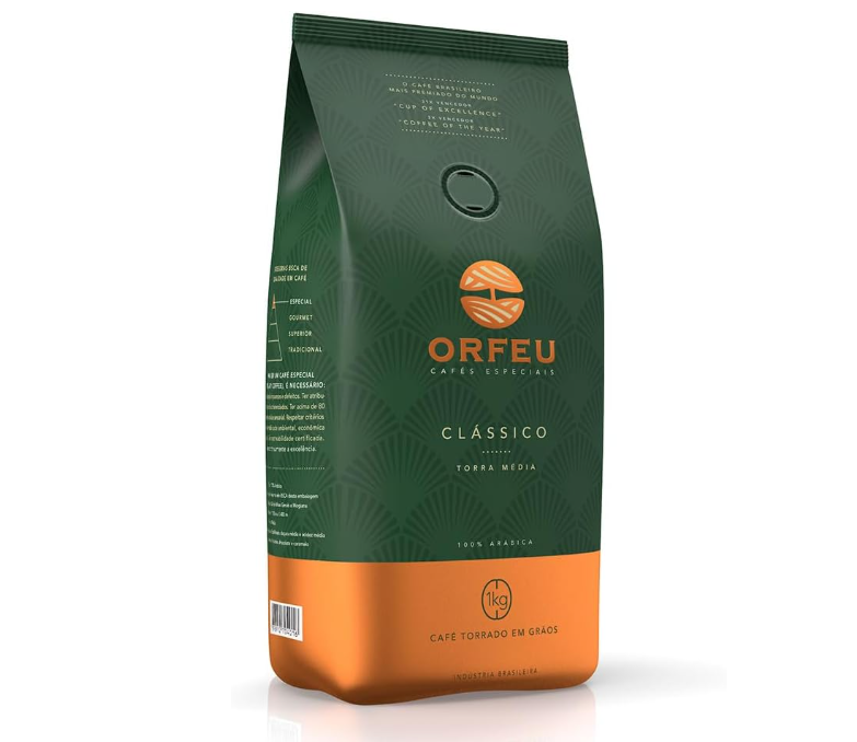 🛍 Orfeu Café Clássico em Grãos, 100% Arabica, Torra Média, 1kg
💵R$ 119,90
🛒amzn.to/4uegG8m