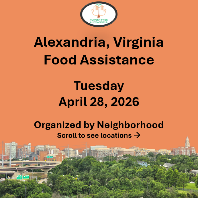 hungerfreealx's tweet image. (Post 2 of 2) On Tuesday, April 28, here are open locations in Alexandria, VA for food assistance, organized by neighborhood. Everybody deserves to eat. #help #finding #food #alexandriava
