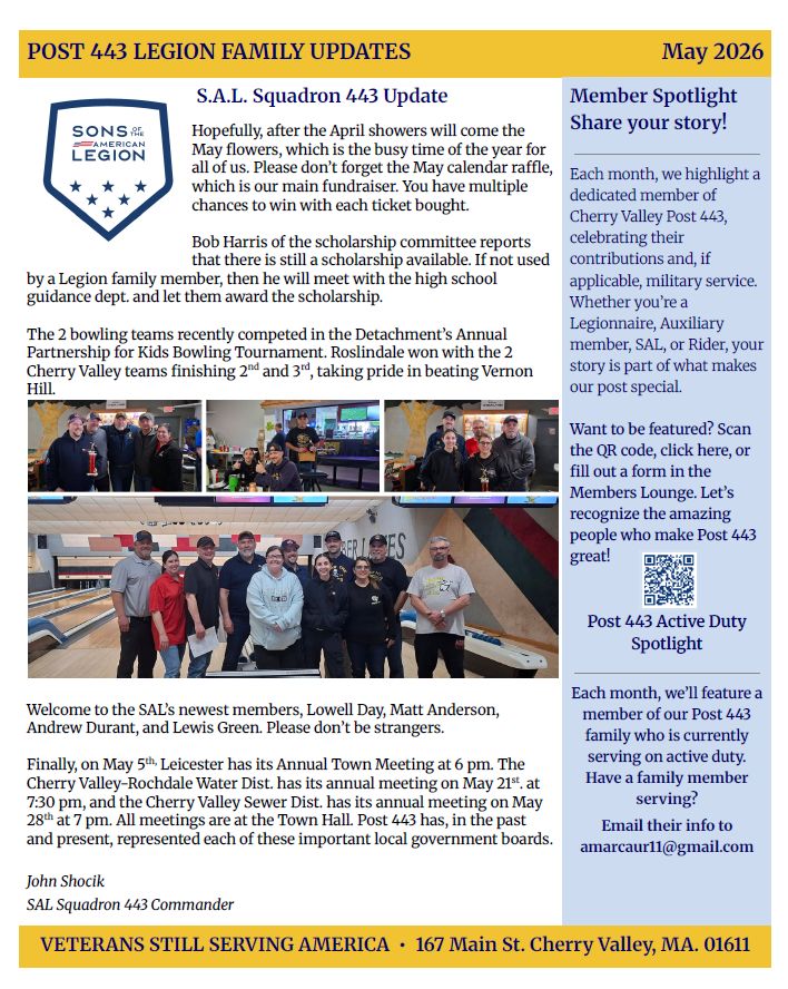 Cherry Valley American Legion Post 443 tweet media