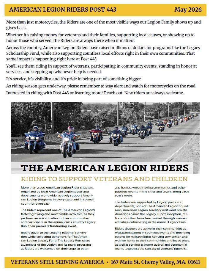 Cherry Valley American Legion Post 443 tweet media