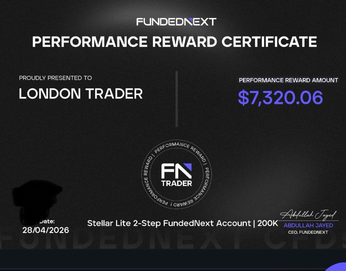 LondonTrader82's tweet photo. Give it time….
Never give up….

Truly grateful for the opportunity 🫶
@FundedNext @Flynn3624 https://t.co/tXygE4s1ig