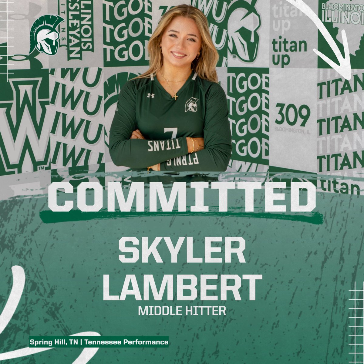 IWUVolleyball's tweet photo. Committed ✔️

Skyler Lambert #7 | MH | Spring Hill, TN 

#TGOE https://t.co/QgflIQrw7g