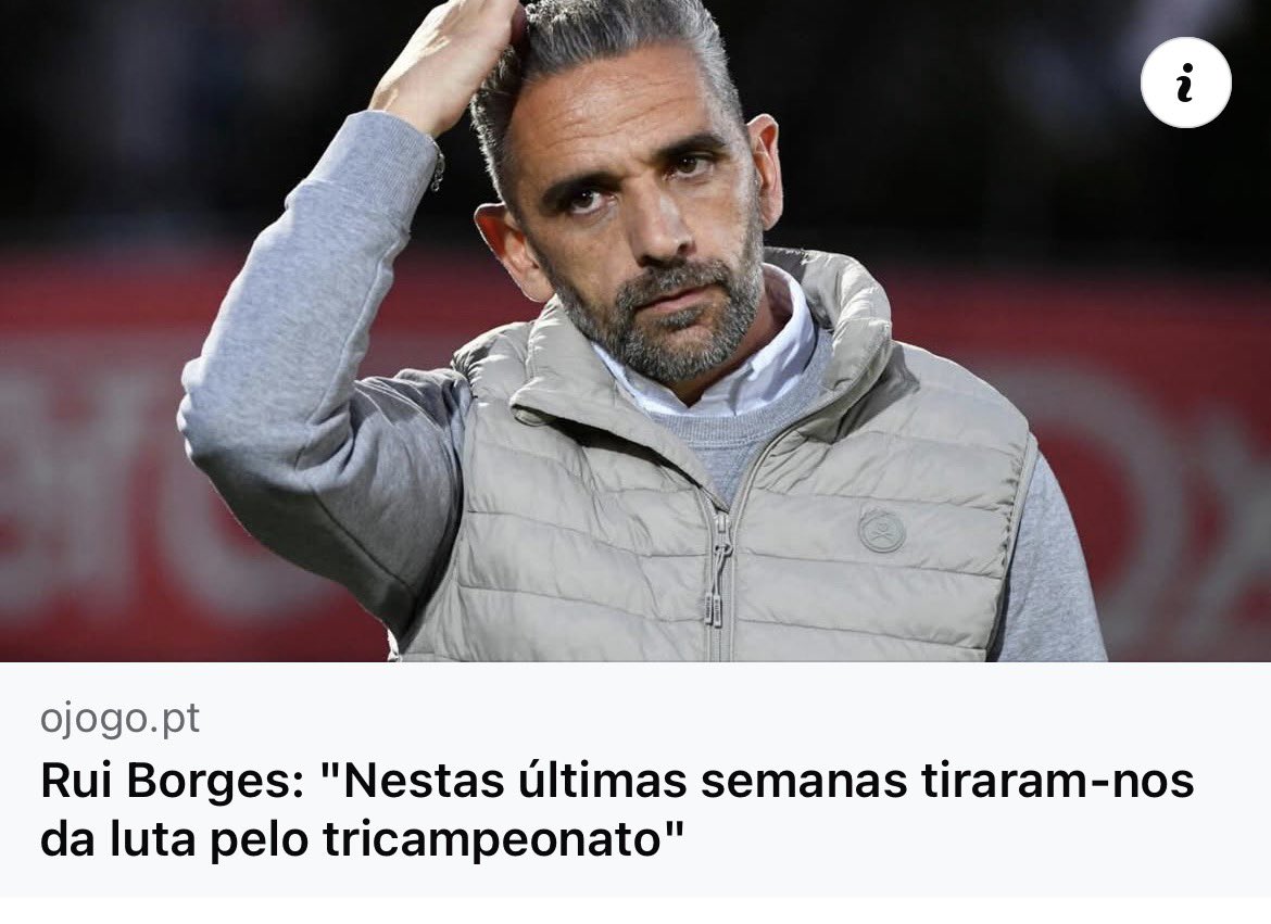 O treinador do clube mais beneficiado esta época. O treinador que está na final da taça garças a dois roubos! É preciso ter lata!