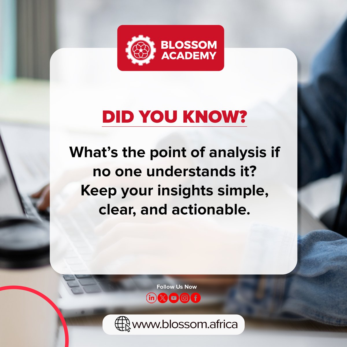blossomacademy_'s tweet image. Great analysis isn’t about complexity, it’s about clarity.

If people can’t understand it, they won’t use it.

𝐁𝐞𝐜𝐨𝐦𝐞 𝐚 𝐏𝐫𝐨𝐟𝐞𝐬𝐬𝐢𝐨𝐧𝐚𝐥 𝐃𝐚𝐭𝐚 𝐀𝐧𝐚𝐥𝐲𝐬𝐭:
𝐰𝐰𝐰.𝐛𝐥𝐨𝐬𝐬𝐨𝐦.𝐚𝐟𝐫𝐢𝐜𝐚

#BlossomAcademy #DataAnalytics #BusinessIntelligence #DataSkills