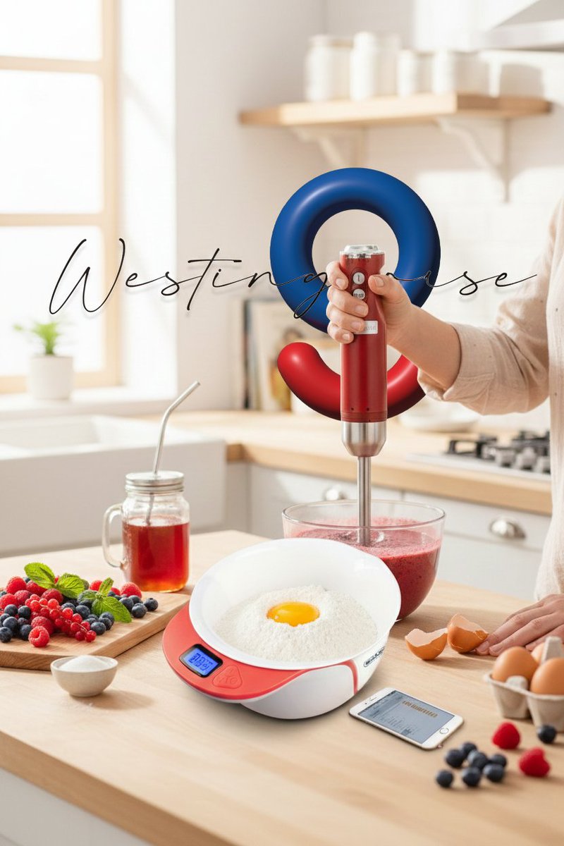 ontrendmaker's tweet photo. Blend smarter. Eat better. 🥣

The Westinghouse Retro Hand Blender delivers smooth results in seconds, while the SMART Healthy Scales help you measure every ingredient with precision.

👉 Shop now at https://t.co/XWeVRicJpy

#Westinghouse #SMARTKitchen #HealthyLiving https://t.co/Bqy5Pfy4SQ