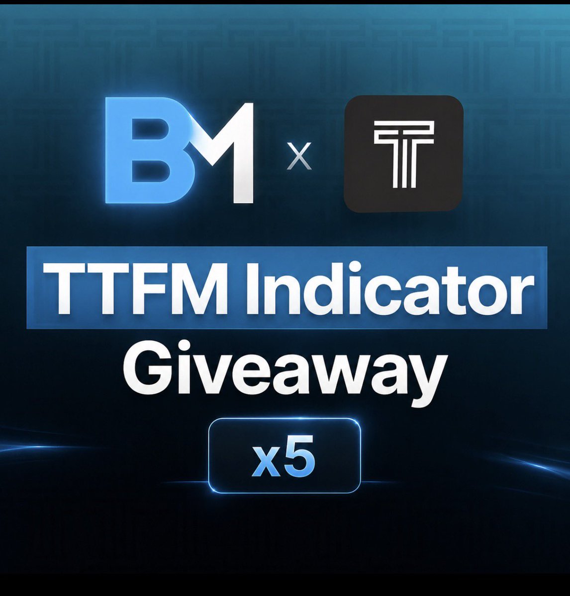 Giving away 5x TTFM Indicators ‼️

How to enter:
• Follow <a href="/realbmtrades/">BM</a> &amp; <a href="/TTrades_edu/">TTrades🦍</a>
• Like + repost
• Drop 2 tags below

Winners announced 05/1