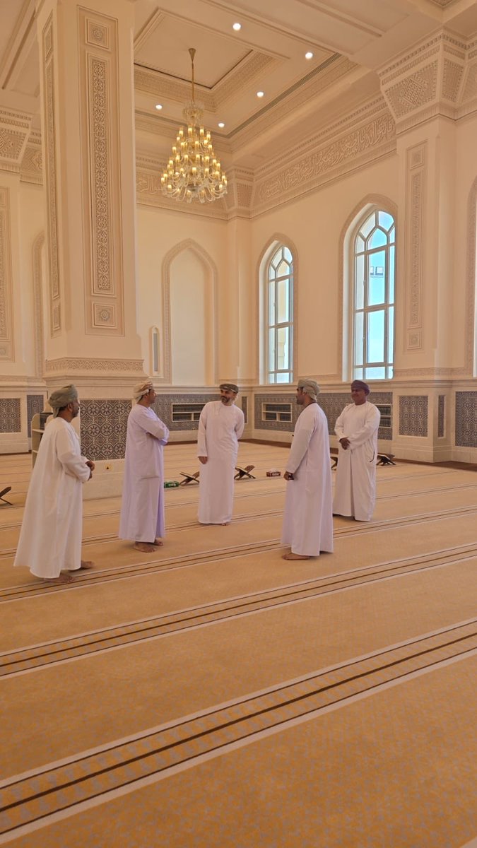 MeraKhasab's tweet photo. وأعرب الفريق عن شكره وتقديره للمكتب وللعضو المسؤول عن الجامع، مثمنين الجهود والتفاني في الحفاظ على هذا المعلم الديني والحرص على صيانة مرافقه بصفة دورية.
تأتي هذه الزيارة في إطار حرص وزارة الأوقاف والشؤون الدينية على جاهزية بيوت الله، وضمان تقديم أفضل الخدمات للمصلين والزوار. https://t.co/yKecZ40Fxi