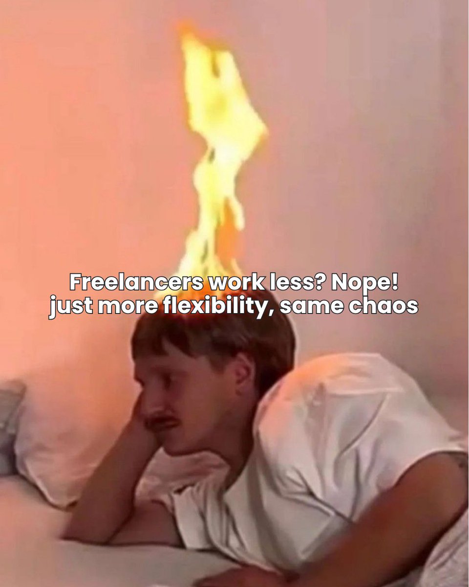 OsdireCom's tweet image. This is what “being your own boss” looks like #freelancer #osdire